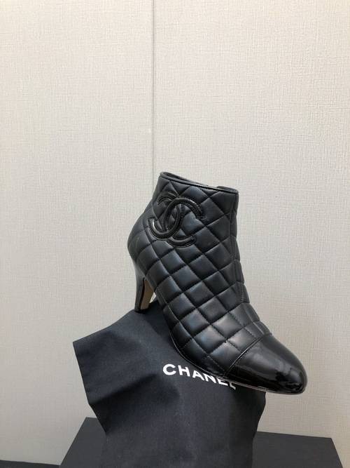 Design Brand C Women 7CM Heels Boots Original Quality Shoes 2023FW G109