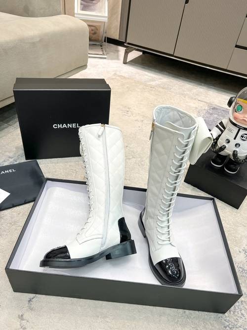 Design Brand C Women Leather Boots Original Quality Shoes 2023FW G109