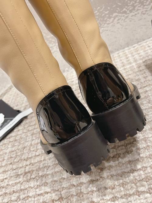 Design Brand C Women Leather Boots Original Quality Shoes 2023FW G109