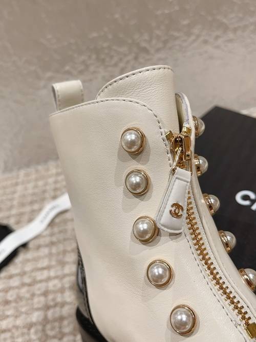 Design Brand C Women Leather Boots Original Quality Shoes 2023FW G109