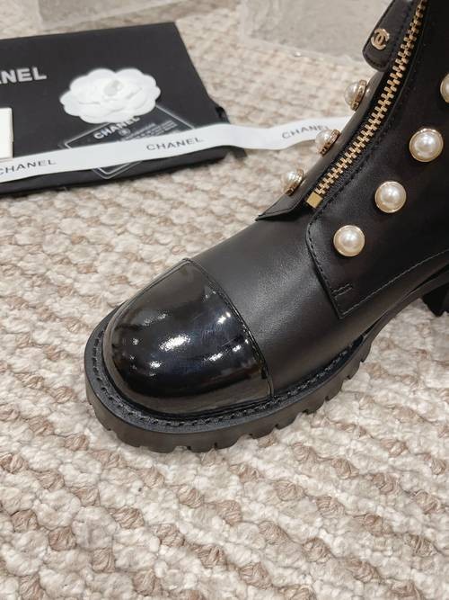 Design Brand C Women Leather Boots Original Quality Shoes 2023FW G109
