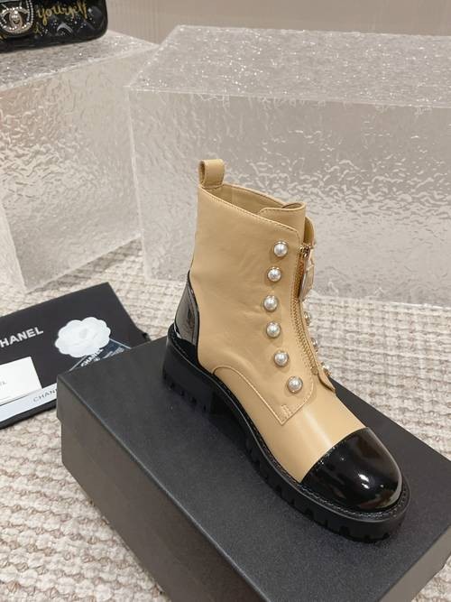 Design Brand C Women Leather Boots Original Quality Shoes 2023FW G109