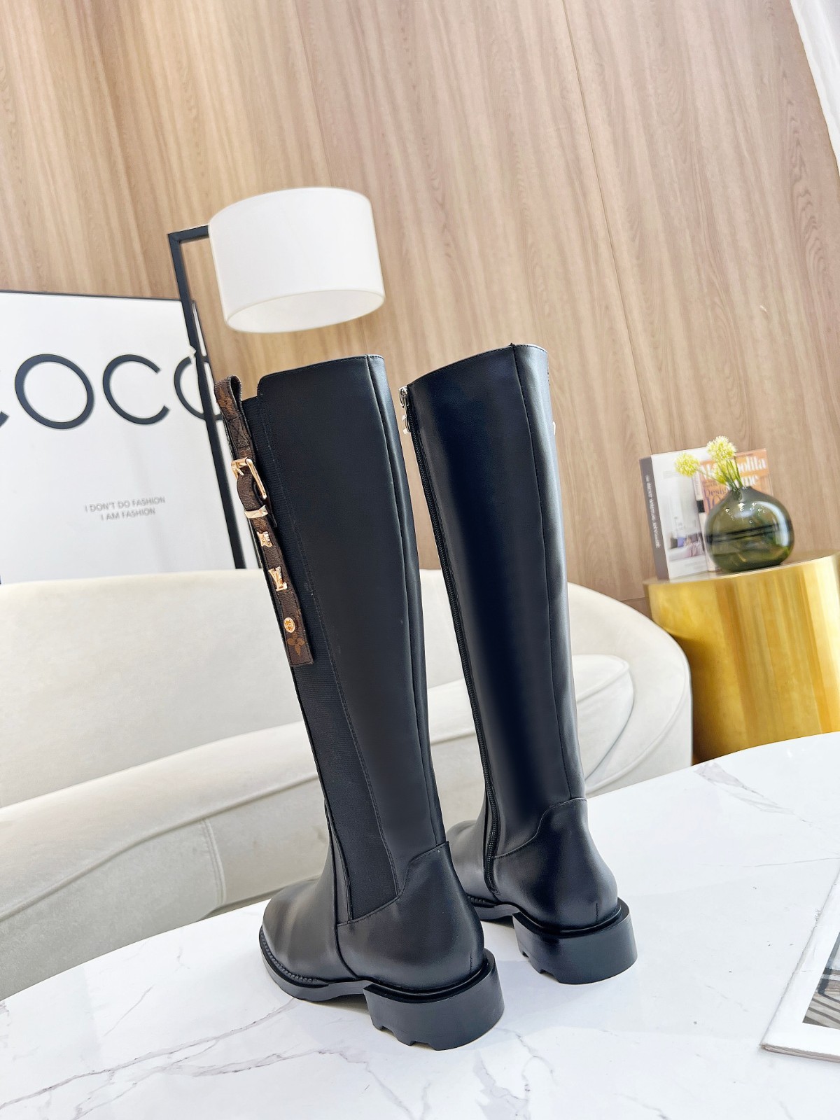 Design Brand L Women Leather Boots Original Quality Shoes 2023FW G109