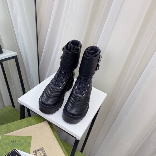 Design Brand G Women Leather Boots Original Quality Shoes 2023FW G109