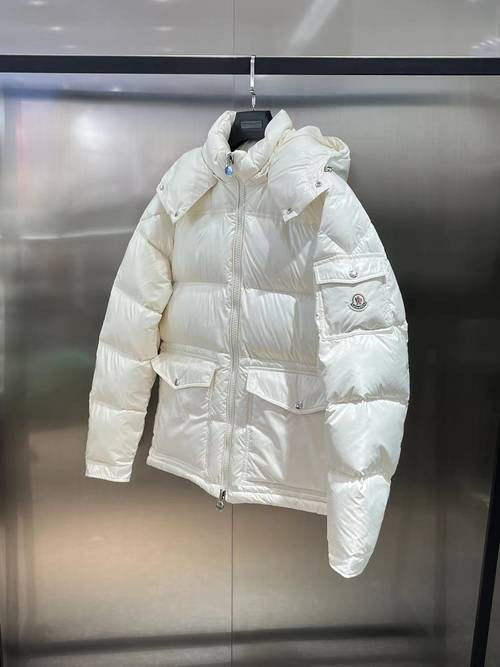 Design Brand Mon Men White Goose Down Coat Original Quality 2023FW Q209