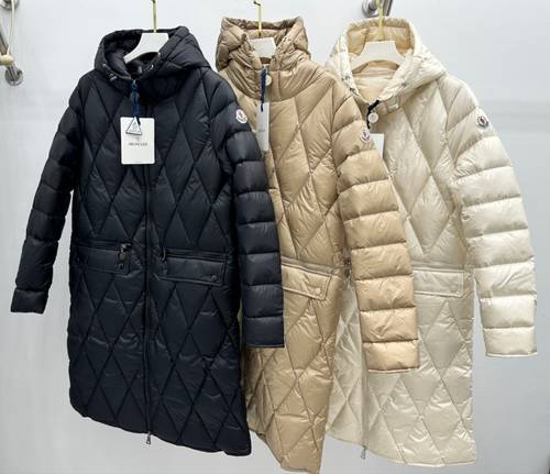 Design Brand Mon Women Winter Goose Down Coat Original Quality 2023FW Q209