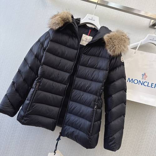 Design Brand Mon Women Goose Down Coat Original Quality 2023FW Q209