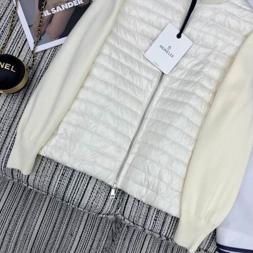 Design Brand L Women Winter Knitted Goose Down Coats Original Quality 2023FW Q209 