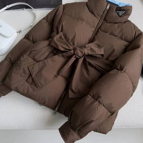 Design Brand P Women Winter Goose Down Coats Original Quality 2023FW Q209 