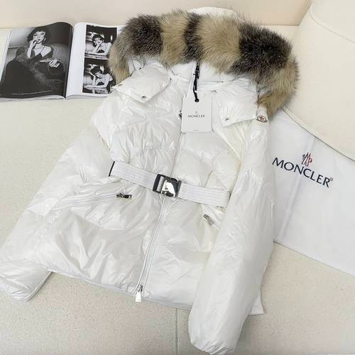 Design Brand Mon Women Winter Goose Down Coats Original Quality 2023FW Q209 