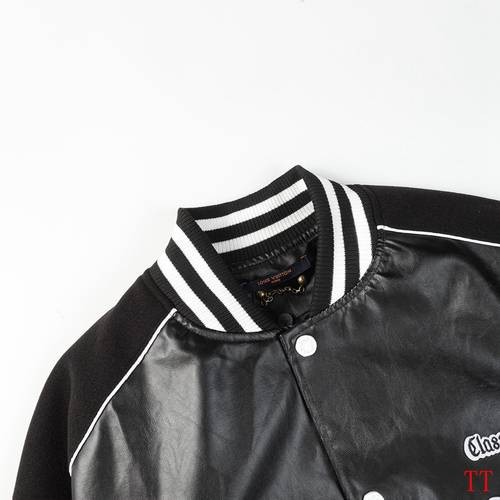 Design Brand L Men Leather Sleeves Jacket Quality 2023FWD1910