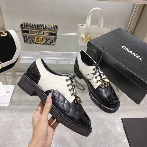 Design Brand C Women Leather Loafers Original Quality Shoes DXS01 2024SS