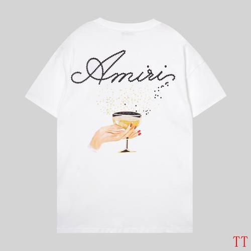 Design Brand AMI Men Short Sleeves T-Shirts D1903 2024ss