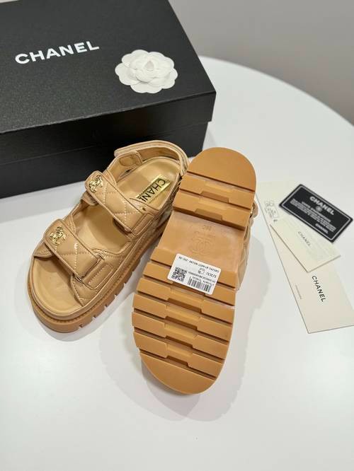 Design Brand C Womens Original Quality Genuine Leather Sandals  2024SS G103