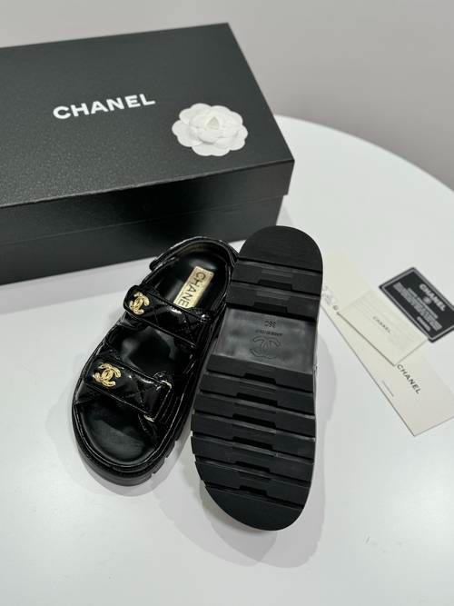 Design Brand C Womens Original Quality Genuine Leather Sandals  2024SS G103