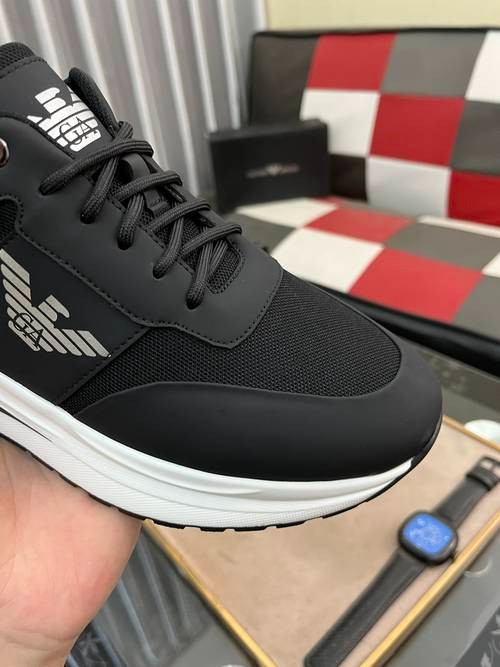 Design Brand A Mens High Quality Genuine Leather Sneakers 2024SS TXBM03
