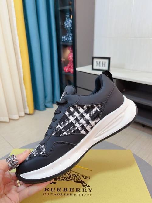 Design Brand B Mens High Quality Genuine Leather Sneakers 2024SS TXBM03