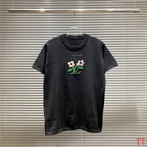 Design Brand L Mens High Quality Short Sleeves Knitted T-Shirts 2024SS D1905