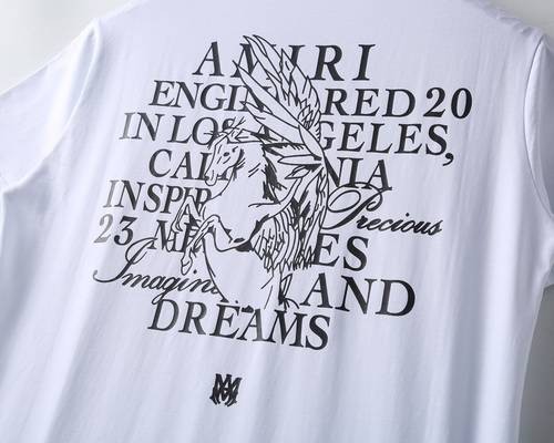 Design Brand AMI Mens High Quality Shorts Sleeves T-Shirts 2024SS E805