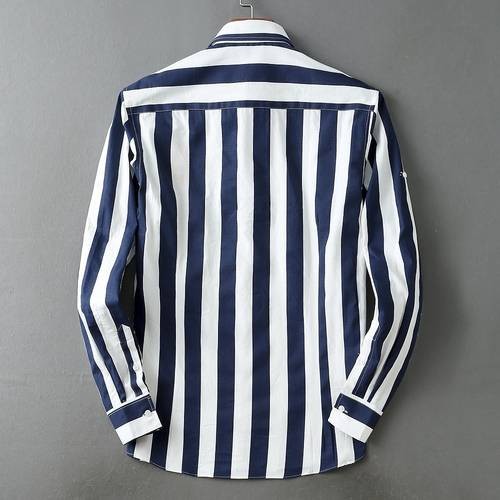 Design Brand H Mens High Quality Long Sleeves Shirts 2024SS E805