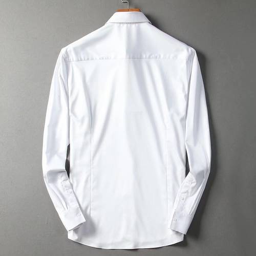 Design Brand H Mens High Quality Long Sleeves Shirts 2024SS E805