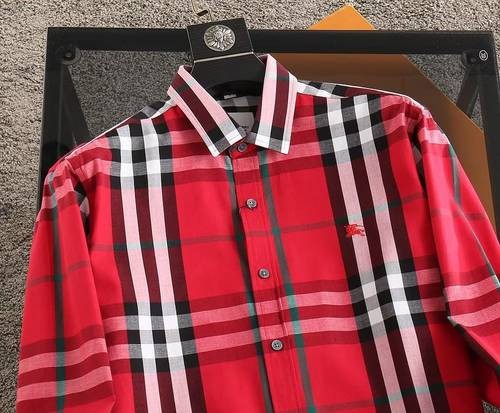 Design Brand B Mens High Quality Long Sleeves Shirts 2024SS E805