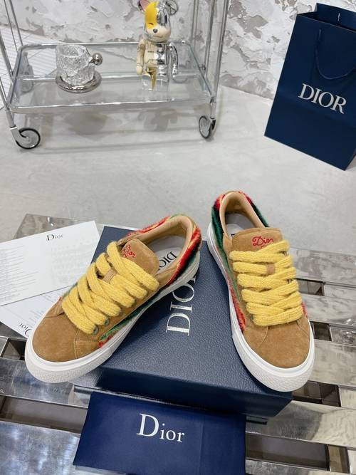 Design Brand D Women and Mens High Quality 3cm Sole Genuine Leather Sneakers 2024SS H305