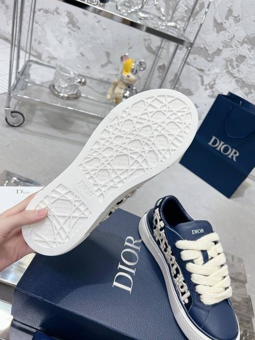 Design Brand D Women and Mens High Quality 3cm Sole Genuine Leather Sneakers 2024SS H305