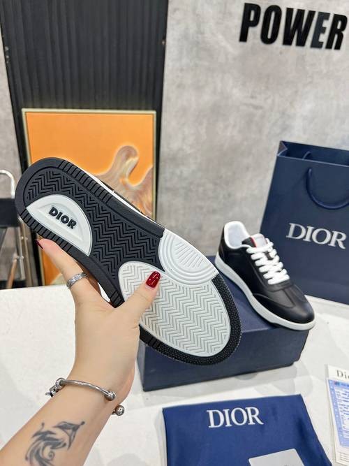 Design Brand D Women and Mens High Quality 3cm Sole Genuine Leather Sneakers 2024SS H305