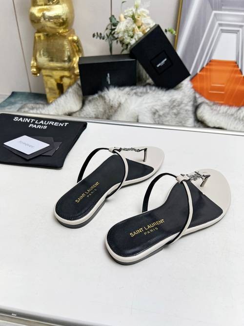 Design Brand SL Womens Original Quality Genuine Leather Slippers 2024SS G105 