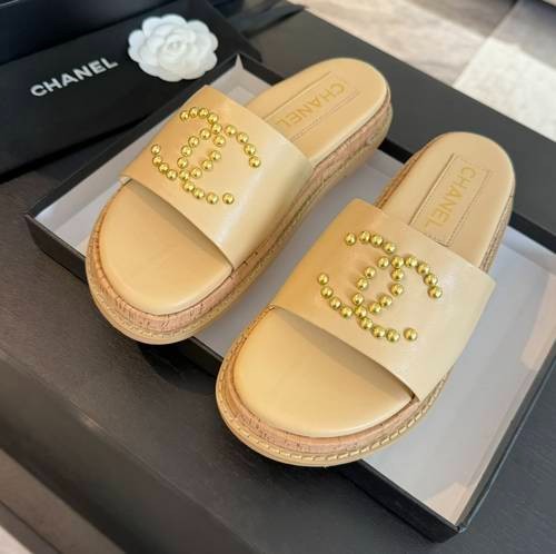 Design Brand C Womens Original Quality Genuine Leather Slippers 2024SS G105 