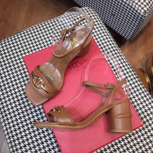 Design Brand Val Womens Original Quality Chunky Heeled Sandals 2024SS G105 