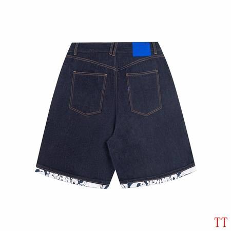 Design Brand B High Quality Men and Women Denim Short Jeans Euro Size XS-XL 2024 New D1907