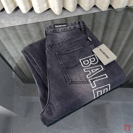 Design Brand Bal High Quality Men Straight Fit Denim Jeans Euro Size S-XL 2024 New D1907