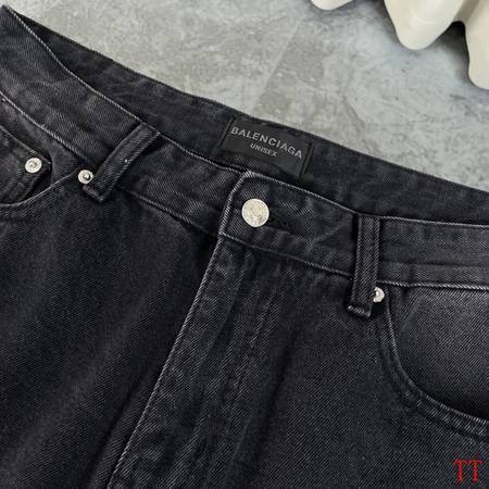 Design Brand Bal High Quality Men Straight Fit Denim Jeans Euro Size S-XL 2024 New D1907