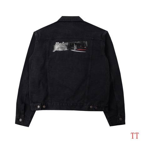 Design Brand Bal High Quality Men Denim Jackets Euro Size S-XL 2024 New D1907