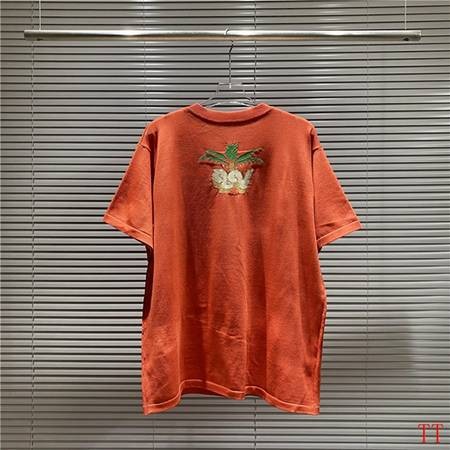 Design Brand L High Quality Men Short Sleeves T-shirts Size M-XXL 2024 New D1907