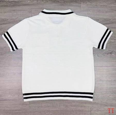 Design Brand Bal High Quality Men and Women Kintted Short Sleeves Shirts Size S-XXL 2024 New D1907