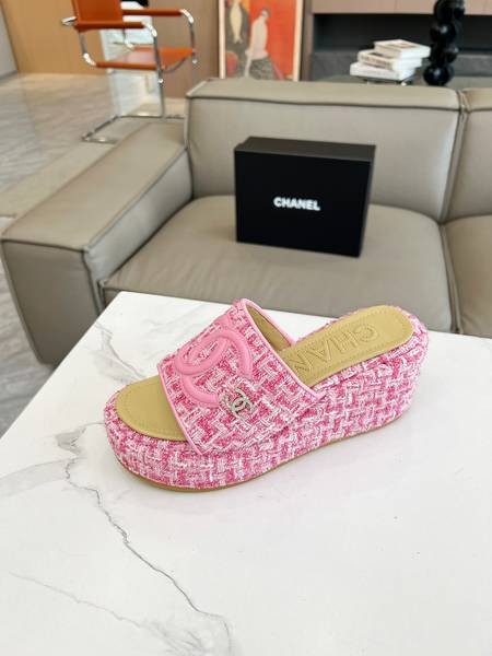 Design Brand C High Quality Women Slippers Sandals 7CM H307