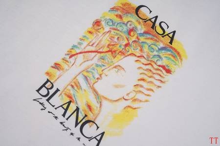 Design Brand CASA High Quality Men and Women Cotton Short Sleeves Tshirts Size M-XXXL D1907