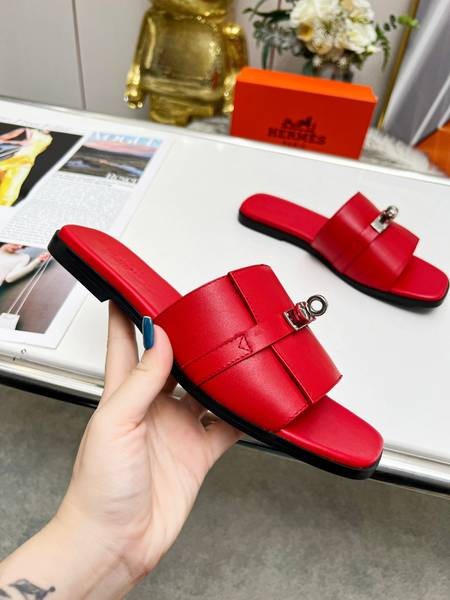 Design Brand H High Quality Women Genunie Leather Soles Slippers Sandals H307