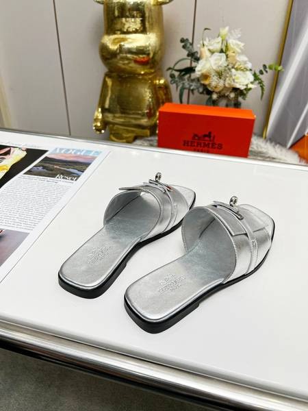 Design Brand H High Quality Women Genunie Leather Soles Slippers Sandals H307