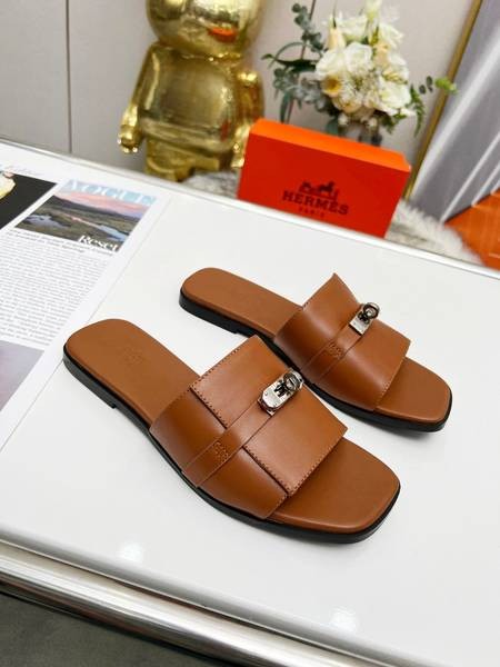 Design Brand H High Quality Women Genunie Leather Soles Slippers Sandals H307