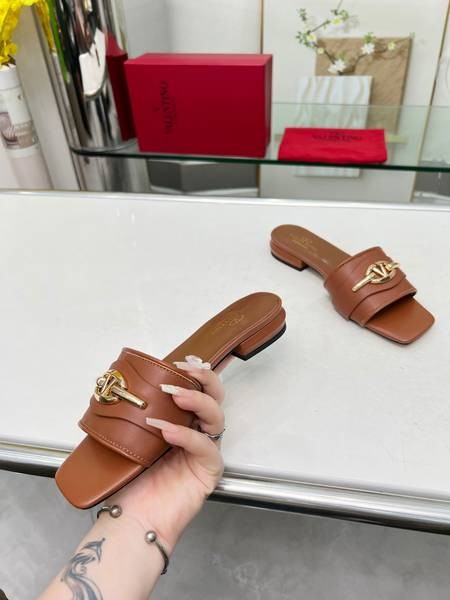 Design Brand Val High Quality Women Genunie Leather Soles Slippers Sandals H307