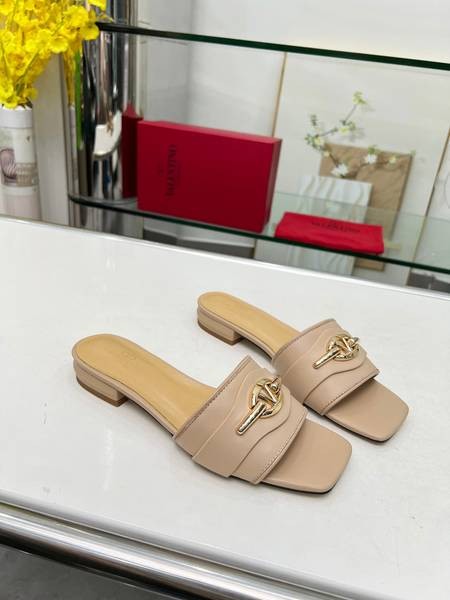 Design Brand Val High Quality Women Genunie Leather Soles Slippers Sandals H307