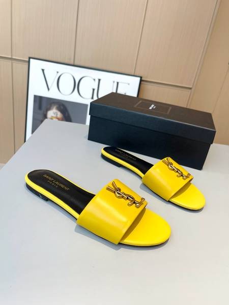 Design Brand YSL High Quality Women Genunie Leather Soles Slippers Sandals H307