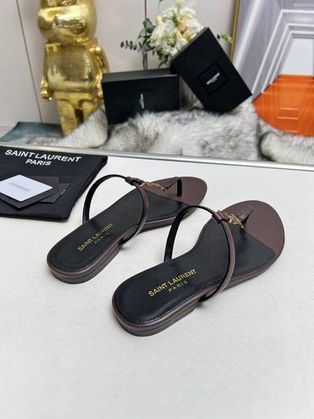 Design Brand YSL High Quality Women Genunie Leather Soles Slippers Sandals H307