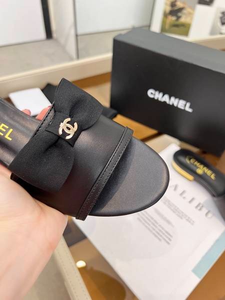 Design Brand C High Quality Women Genunie Leather Soles Slippers Sandals H307