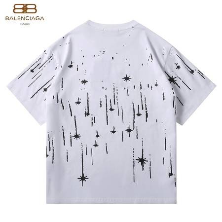 Design Brand BAL High Quality Men Cotton Short Sleeve Tshirts E808 2024