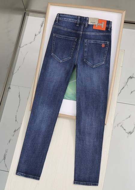 Design Brand H High Quality Men Denim Jeans E808 2024